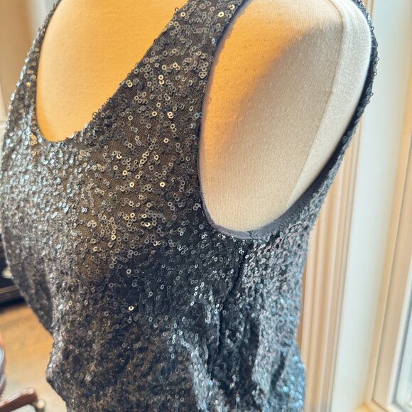 Lush Blue Sequin Mini Dress - Picture 5 of 11